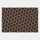 Weihnachts-Lebkuchenmuster Geschenkpapier Set (Vorderseite 2)