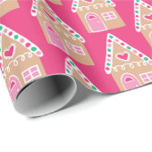 Weihnachts-Lebkuchenpapier Geschenkpapier (Rolleneckpunkt)