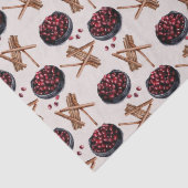 Weihnachts-Leckerei-Muster Seidenpapier (Detail)