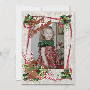 Weihnachts-Leckereien Flat Holiday Card Feiertagskarte