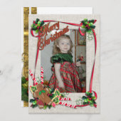 Weihnachts-Leckereien Flat Holiday Card Feiertagskarte (Vorne/Hinten)