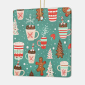 Weihnachts-Leckereien für Kinder Keramikornament (Links)