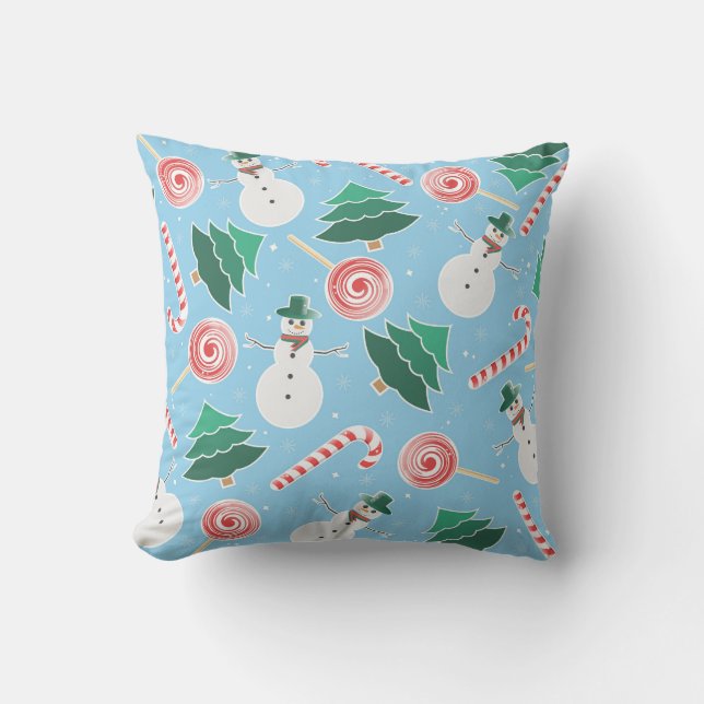 Weihnachts-Leckereien Kissen (Vorderseite)