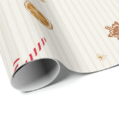 Weihnachts-Leckereien Lebkuchen + Kaninchen Geschenkpapier (Rolleneckpunkt)