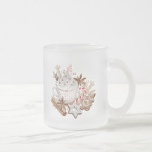 Weihnachts-Leckereien Mattierte Kaffee-Tasse