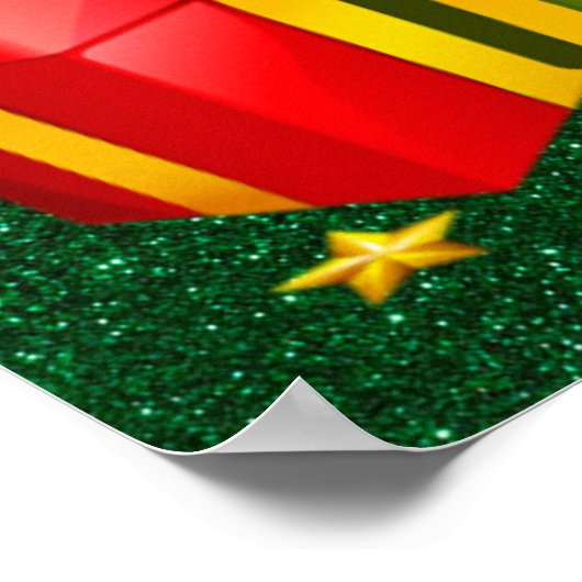 Weihnachts-Leckereien-Poster Poster (Ecke)