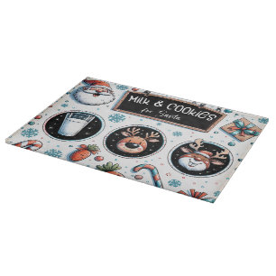 Weihnachts-Leckereien Schneidebrett