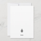 Weihnachts-Leckereien Vintag zeichnend. Weihnachts Feiertagskarte (Rückseite)