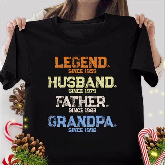 Weihnachts-Legend Husband Daddy GRANDPA individuel T-Shirt