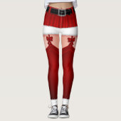 Weihnachts-Leggings Funny Strumpfs Kostüme Pants Leggings (Vorderseite)