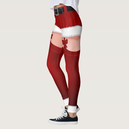 Weihnachts-Leggings Funny Strumpfs Kostüme Pants Leggings (Links)