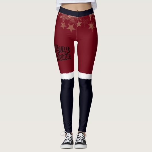 Weihnachts-Leggings Leggings (Vorderseite)