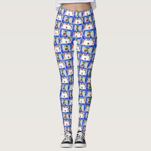 Weihnachts-Leggings Leggings (Vorderseite)