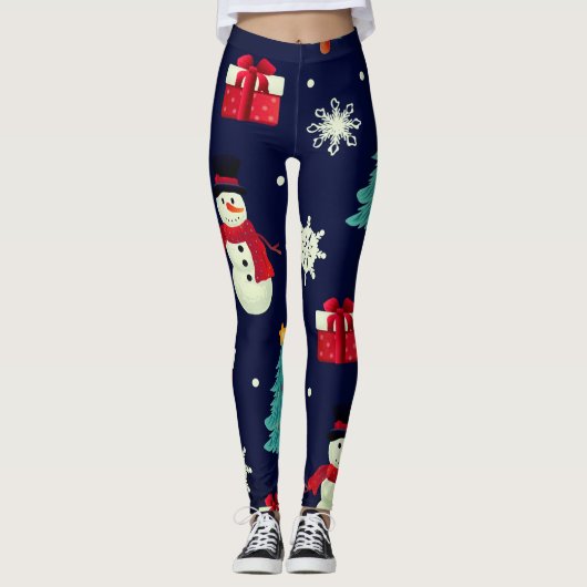 Weihnachts-Leggings Leggings (Vorderseite)