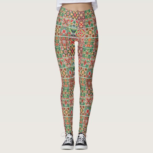 Weihnachts-Leggings Leggings (Vorderseite)