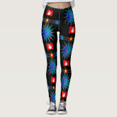 Weihnachts-Leggings Leggings (Vorderseite)