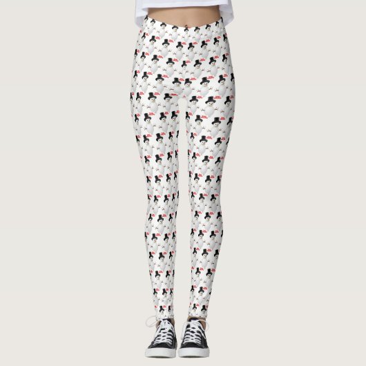 Weihnachts-Leggings Leggings (Vorderseite)