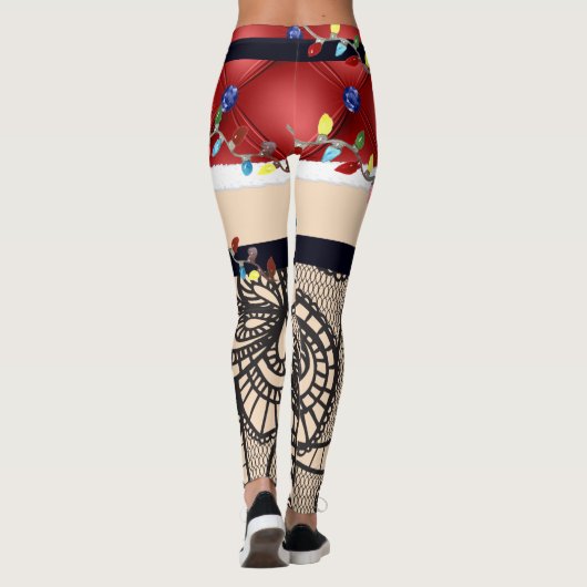 Weihnachts-Leggings Leggings (Rückseite)