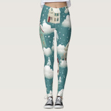 Weihnachts-Leggings