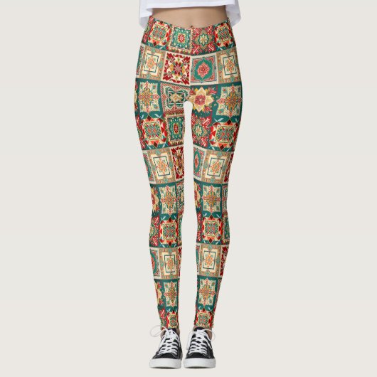 Weihnachts-Leggings Leggings (Vorderseite)