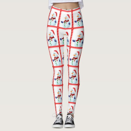 Weihnachts-Leggings Leggings (Vorderseite)