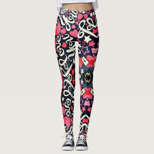Weihnachts-Leggings Leggings (Vorderseite)