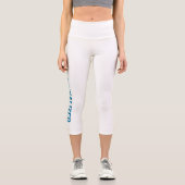 Weihnachts-Leggings personalisiert Waisted Capris (Vorderseite)