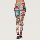 Weihnachts-Leggings Vintage Karten Frauenkirchen Leggings (Rückseite)
