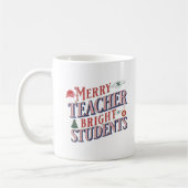 Weihnachts-Lehrer-Merry und hell-lustig Kaffeetasse (Links)