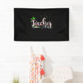 Weihnachts-Lehrerin Banner (Insitu)