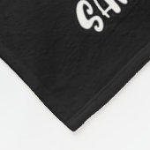 Weihnachts-Lehrerin - Sei nett zum Lehrer Santa I Fleecedecke (Ecke)