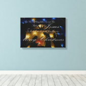 Weihnachts-Leinwand Leinwanddruck (Insitu (Holzboden))