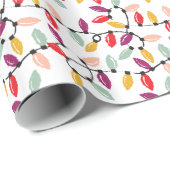 Weihnachts-Leuchtring mit alten Mode-Bulben Geschenkpapier (Rolleneckpunkt)