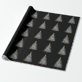 Weihnachts-Leuchtturm Geschenkpapier (Ungerollt)