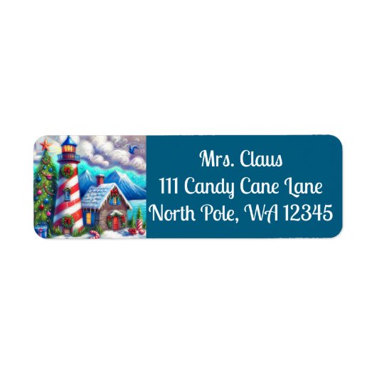 Weihnachts-Leuchtturm Nautical Coastal Mountain (Vorne)