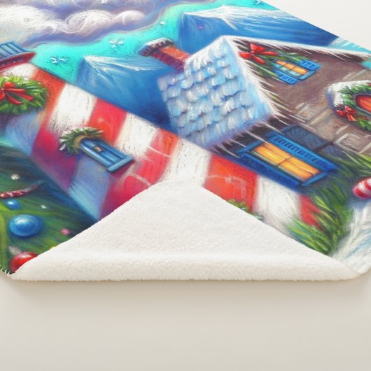 Weihnachts-Leuchtturm Nautical Coastal Mountain Sherpadecke (3/4)