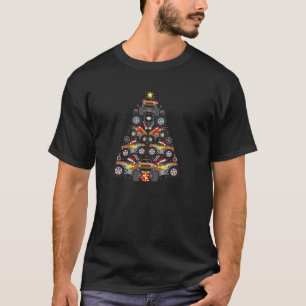 Weihnachts-Leuchtturm Santa Monster LKW Chr T-Shirt