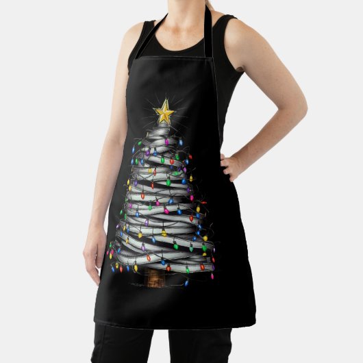 Weihnachts-Leuchtturm Schürze (InSitu)