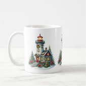 Weihnachts-Leuchtturm Tasse (Links)