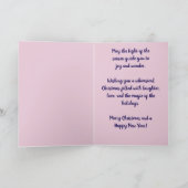 Weihnachts-Leuchtturm Weihnachtskarte Karte (Innenseite)