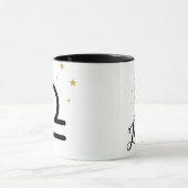 Weihnachts-Libra-Zodiac-Santa-Hut Tasse (Zentrum)