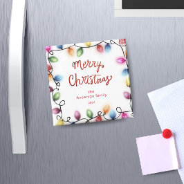Weihnachts-Lichter Frohe Weihnachtsmagnet Magnet