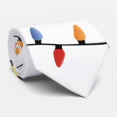 Weihnachts-Lichter Neck Tie für Männer Krawatte (Gerollt)