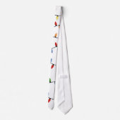 Weihnachts-Lichter Neck Tie für Männer Krawatte (Rückseite)