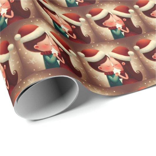 Weihnachts-Liebe 2 Geschenkpapier (Rolleneckpunkt)