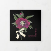 Weihnachts-Liebe Dreifach Gefaltete Urlaubskarte (Cover)