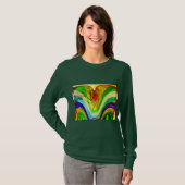 Weihnachts-Liebe Edelkunst T-Shirt (Vorne ganz)