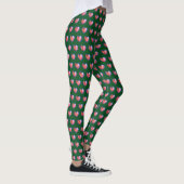 Weihnachts-Liebe Herzlich Willkommen im Art Holida Leggings (Rechts)