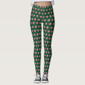 Weihnachts-Liebe Herzlich Willkommen im Art Holida Leggings (Vorderseite)