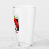 Weihnachts-Liebe Hund Katze Vater Foto Pet Beer Pi Glas (Links)